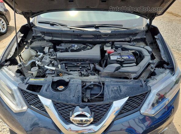 5N1AT2MV9GC807554 2016 NISSAN ROGUE Blue Вид підкапотного простору