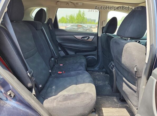 5N1AT2MV9GC807554 2016 NISSAN ROGUE Blue Вид задньої частини салону