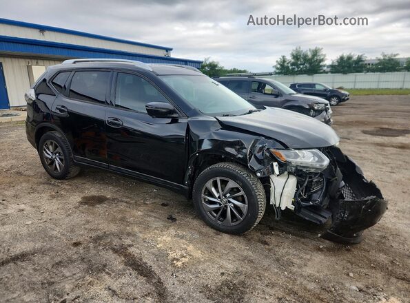5N1AT2MV9GC836715 2016 NISSAN ROGUE Black წინა მარჯვენა