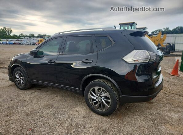 5N1AT2MV9GC836715 2016 NISSAN ROGUE Black უკანა მარცხენა