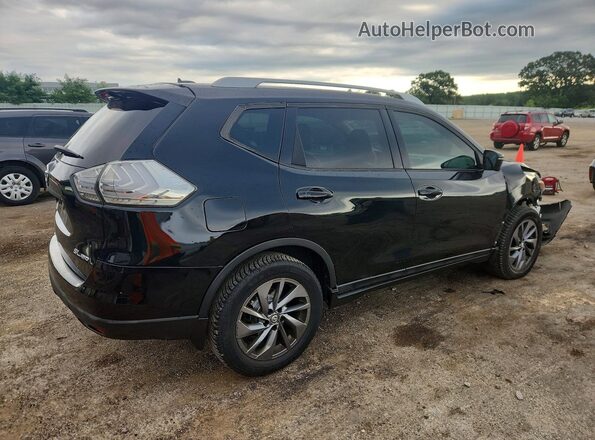 5N1AT2MV9GC836715 2016 NISSAN ROGUE Black უკანა მარჯვენა