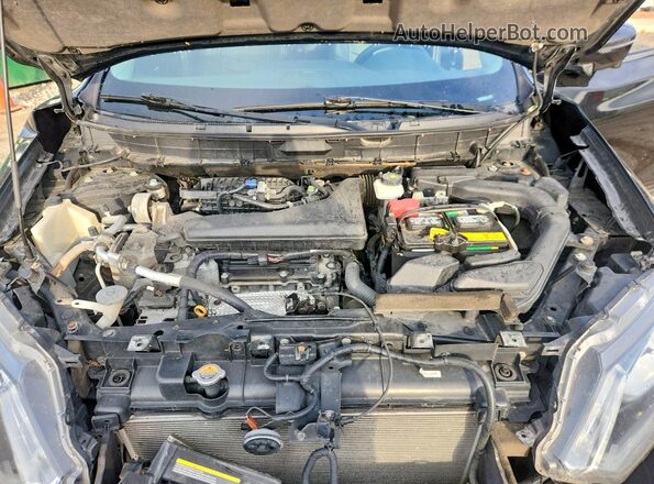 5N1AT2MV9GC836715 2016 NISSAN ROGUE Black უკანა სალონის ხედი