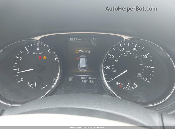 5N1AT2MV9GC871819 2016 NISSAN ROGUE White Հետևի նստատեղերի տեսք
