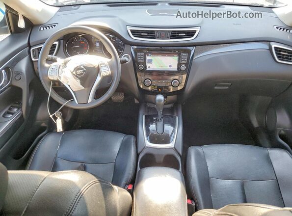 5N1AT2MV9GC878706 2016 NISSAN ROGUE Черный Вид панели приборов