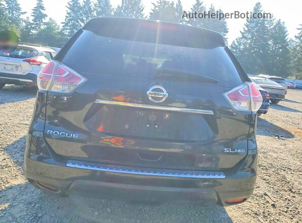 5N1AT2MV9GC878706 2016 NISSAN ROGUE Черный Вид сзади