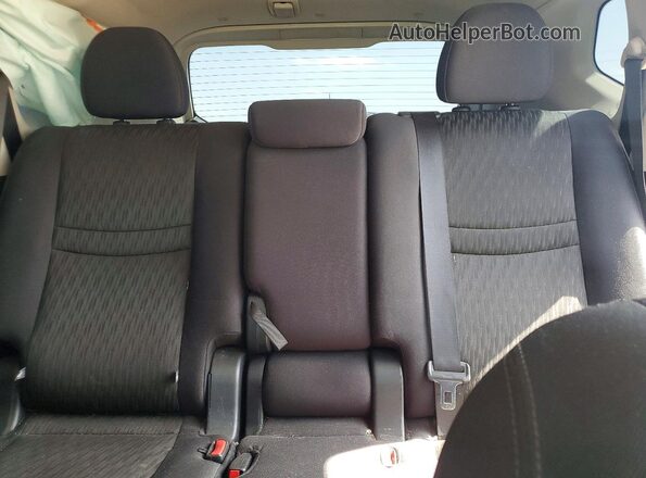 5N1AT2MV9HC731027 2017 NISSAN ROGUE Gray Հետևի նստատեղերի տեսք