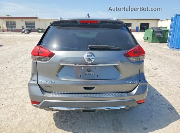 5N1AT2MV9HC731027 2017 NISSAN ROGUE Gray Հետևի տեսք