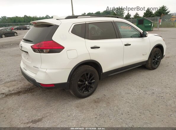 5N1AT2MV9HC755652 2017 NISSAN ROGUE Белый Задняя правая четверть