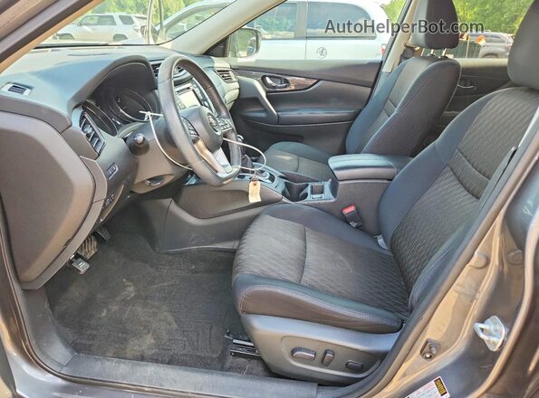 5N1AT2MV9HC760611 2017 NISSAN ROGUE Gray წინა სალონის ხედი