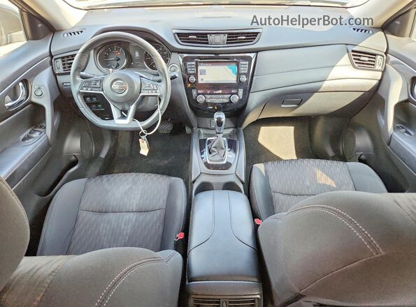 5N1AT2MV9HC760611 2017 NISSAN ROGUE Gray წინა პანელის ხედი