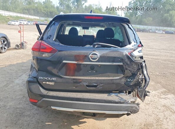 5N1AT2MV9HC762214 2017 NISSAN ROGUE Black Вид ззаду