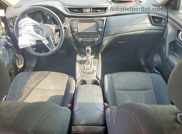 5N1AT2MV9HC762214 2017 NISSAN ROGUE Black Вид панелі приладів
