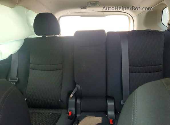 5N1AT2MV9HC762214 2017 NISSAN ROGUE Black Вид задніх сидінь