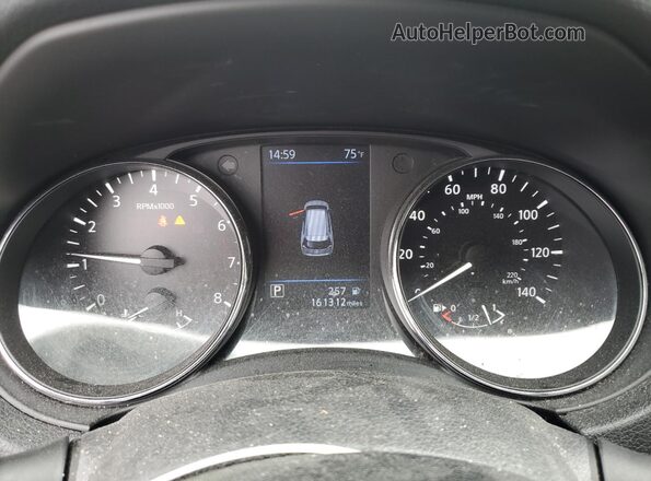 5N1AT2MV9JC705159 2018 NISSAN ROGUE Silver Սարքավորումների վահանակի տեսք