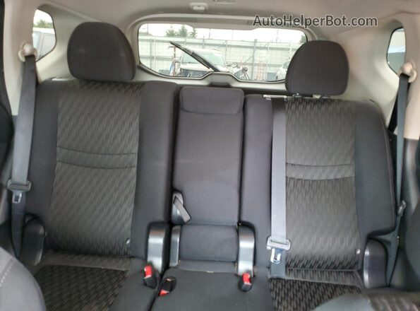 5N1AT2MV9JC705159 2018 NISSAN ROGUE Silver Հետևի նստատեղերի տեսք