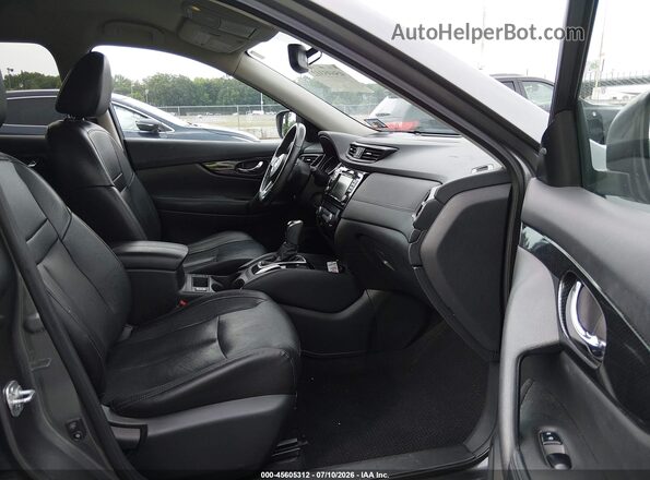 5N1AT2MV9JC742471 2018 NISSAN ROGUE Gray წინა სალონის ხედი