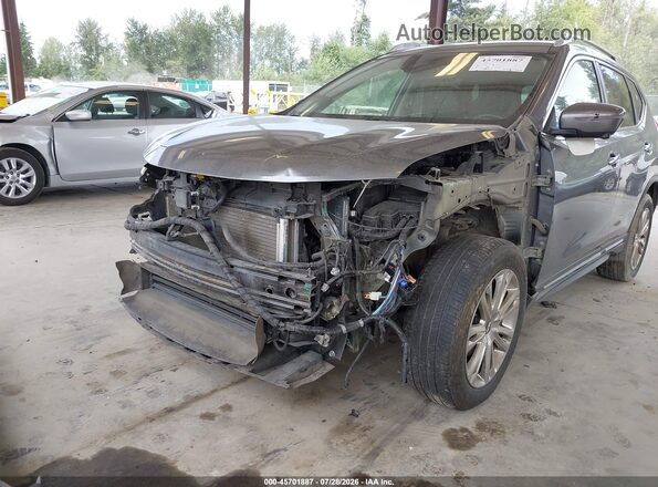 5N1AT2MV9JC785806 2018 NISSAN ROGUE Gray Widok z przodu