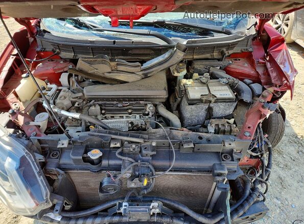 5N1AT2MV9JC820358 2018 NISSAN ROGUE Red Вид підкапотного простору
