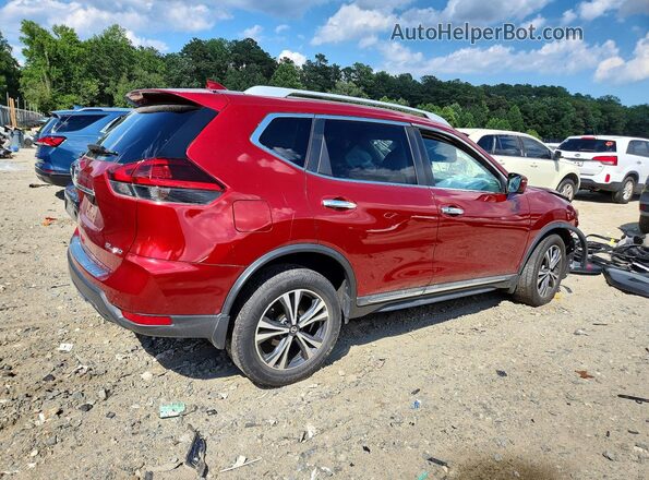 5N1AT2MV9JC820358 2018 NISSAN ROGUE Red Задня права чверть