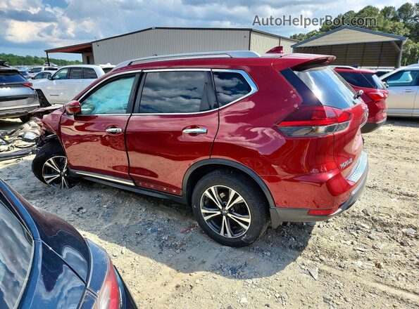 5N1AT2MV9JC820358 2018 NISSAN ROGUE Red Задня ліва чверть