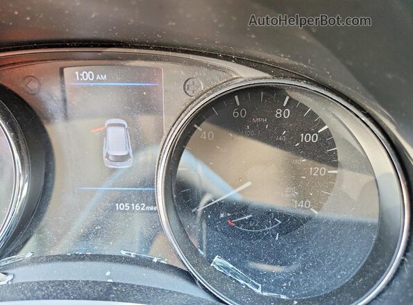 5N1AT2MV9JC820358 2018 NISSAN ROGUE Red Вид щитка приладів
