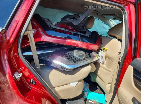 5N1AT2MV9JC820358 2018 NISSAN ROGUE Red Вид задньої частини салону