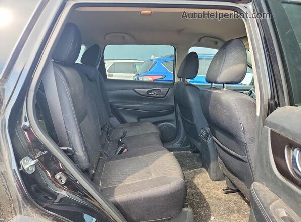 5N1AT2MV9JC828024 2018 NISSAN ROGUE Черный Вид задних сидений