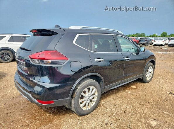 5N1AT2MV9JC828024 2018 NISSAN ROGUE Черный Задняя правая четверть