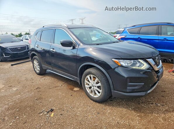 5N1AT2MV9JC828024 2018 NISSAN ROGUE Черный Передняя правая четверть