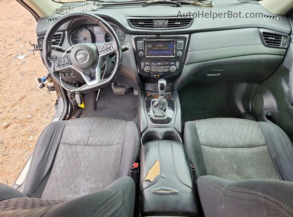 5N1AT2MV9JC832655 2018 NISSAN ROGUE Black Вид панелі приладів