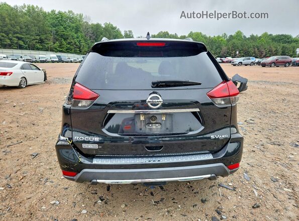 5N1AT2MV9JC832655 2018 NISSAN ROGUE Black Вид ззаду
