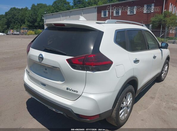 5N1AT2MV9JC844594 2018 NISSAN ROGUE Белый Задняя правая четверть