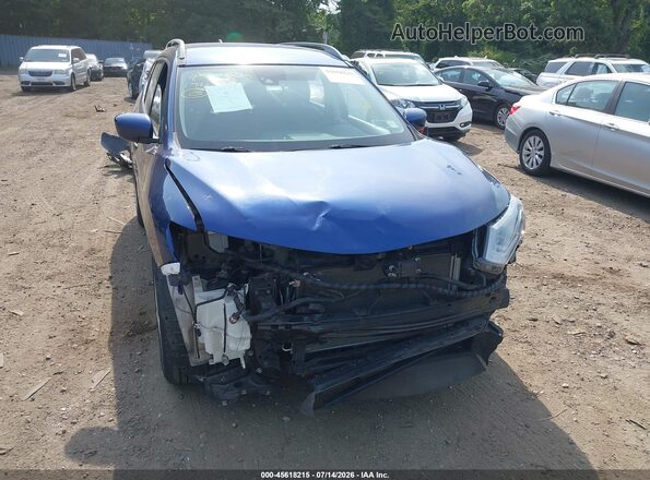 5N1AT2MV9KC701470 2019 NISSAN ROGUE Синий Вид спереди