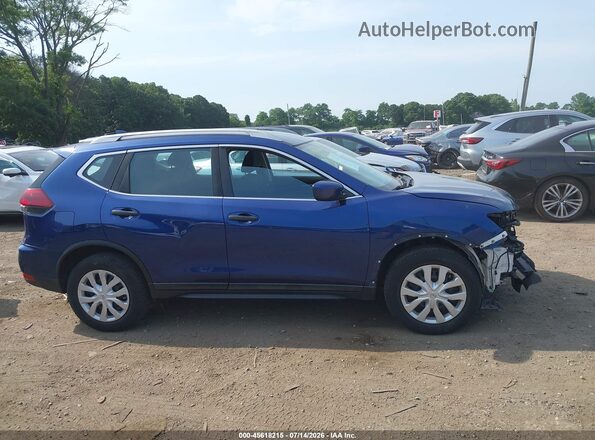 5N1AT2MV9KC701470 2019 NISSAN ROGUE Синий Вид задней части салона