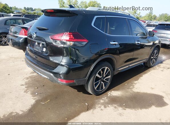 5N1AT2MV9KC723548 2019 NISSAN ROGUE Black უკანა მარჯვენა