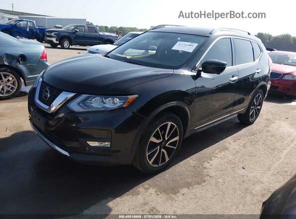 5N1AT2MV9KC723548 2019 NISSAN ROGUE Black წინა მარცხენა ხედი სამი მეოთხედიდან