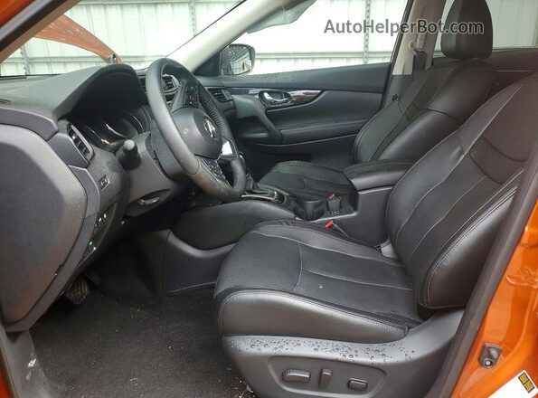 5N1AT2MV9KC738647 2019 NISSAN ROGUE Orange Widok wnętrza z przodu