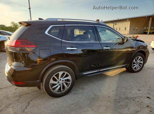 5N1AT2MV9KC747512 2019 NISSAN ROGUE Black Trasero derecho