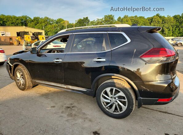 5N1AT2MV9KC747512 2019 NISSAN ROGUE Black Trasero izquierdo