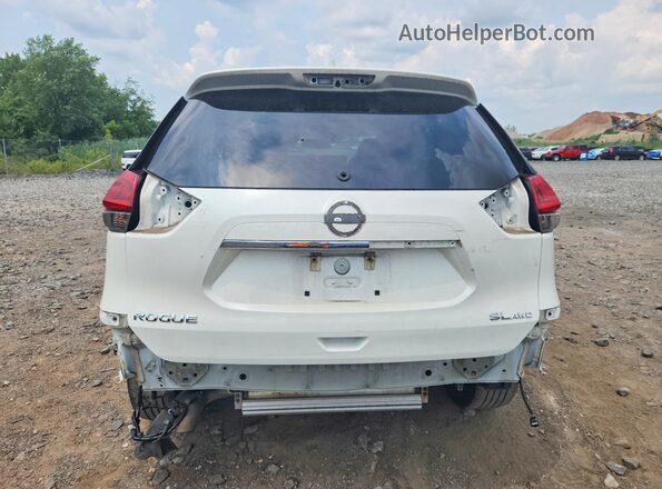 5N1AT2MV9KC758347 2019 NISSAN ROGUE Белый Вид сзади
