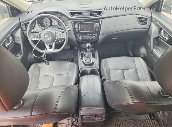 5N1AT2MV9KC758347 2019 NISSAN ROGUE Белый Вид панели приборов