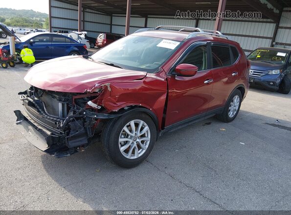 5N1AT2MV9KC809426 2019 NISSAN ROGUE Red წინა მარცხენა ხედი სამი მეოთხედიდან