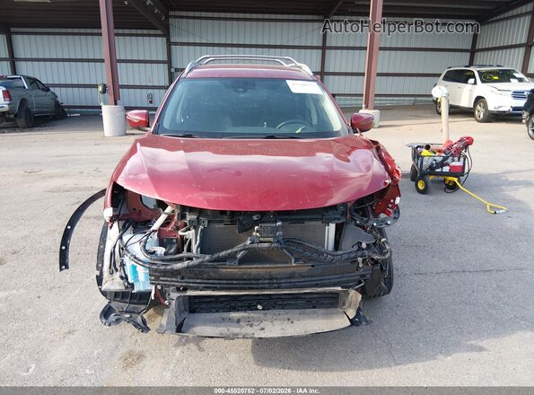 5N1AT2MV9KC809426 2019 NISSAN ROGUE Red უკანა სალონის ხედი