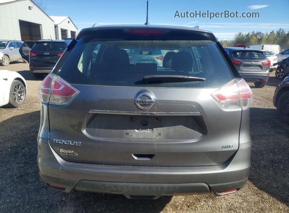 5N1AT2MVXGC762995 2016 NISSAN ROGUE Gray Հետևի տեսք