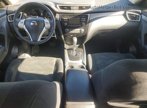 5N1AT2MVXGC762995 2016 NISSAN ROGUE Gray Առջևի վահանակի տեսք
