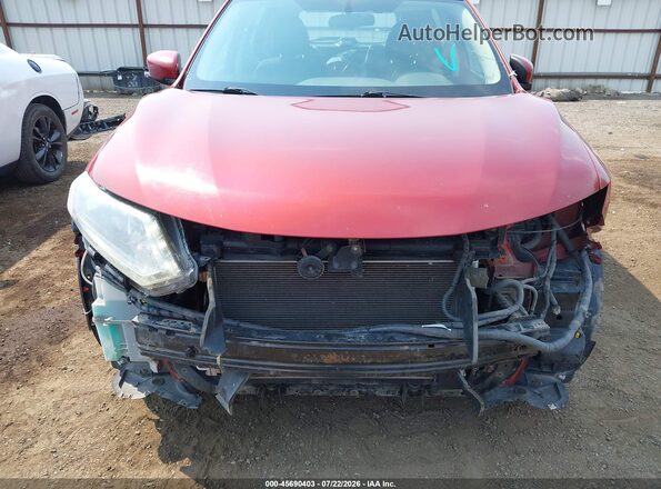 5N1AT2MVXGC765346 2016 NISSAN ROGUE Красный Вид спереди