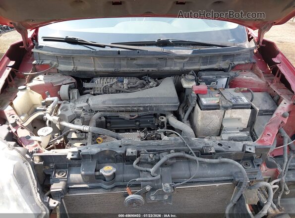 5N1AT2MVXGC765346 2016 NISSAN ROGUE Красный Вид сзади