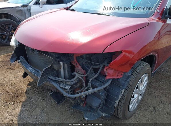 5N1AT2MVXGC765346 2016 NISSAN ROGUE Красный Вид задней части салона