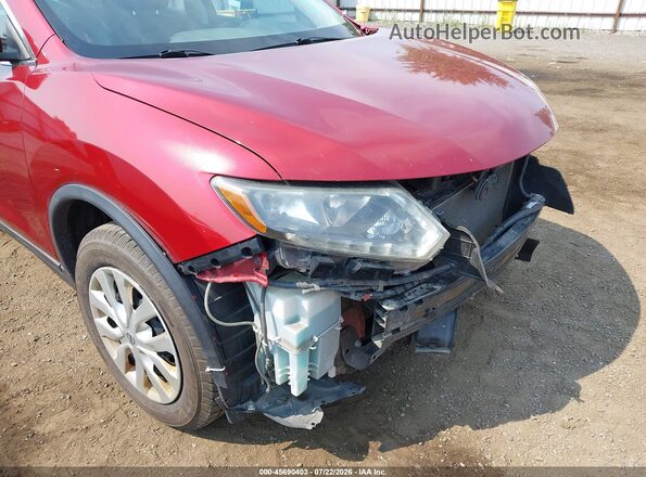 5N1AT2MVXGC765346 2016 NISSAN ROGUE Красный Панорамный вид салона 360°