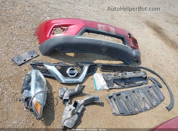 5N1AT2MVXGC765346 2016 NISSAN ROGUE Красный Вид щитка приборов